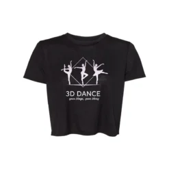 3D Dance Flowy Crop Tee
