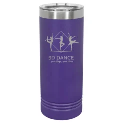 3D Dance Skinny Tumbler